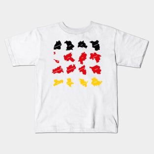 Flag of German States Kids T-Shirt